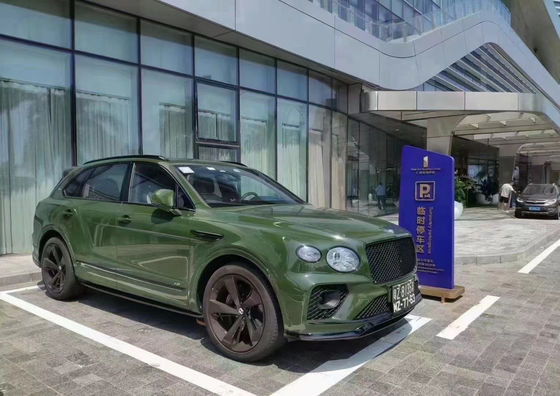 Untuk Bentley Bentayga Karbon Fiber Body Kit Bentayga Upgrades SPE-gaya Karbon Fiber Front Lip Diffuser Spoiler Side Skirt