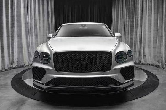 Untuk Bentley Bentayga Karbon Fiber Body Kit Bentayga Upgrades SPE-gaya Karbon Fiber Front Lip Diffuser Spoiler Side Skirt