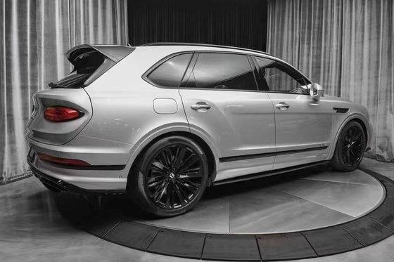 Untuk Bentley Bentayga Karbon Fiber Body Kit Bentayga Upgrades SPE-gaya Karbon Fiber Front Lip Diffuser Spoiler Side Skirt