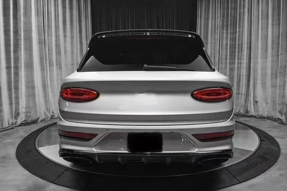 Untuk Bentley Bentayga Karbon Fiber Body Kit Bentayga Upgrades SPE-gaya Karbon Fiber Front Lip Diffuser Spoiler Side Skirt