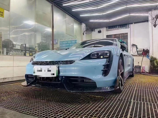 Bagian Otomotif untuk Porsche Taycan Fiber Carbon Body Kit Taycan Upgrades MSY Style Bagian Depan Sekop Diffuser Spoiler Body Kit