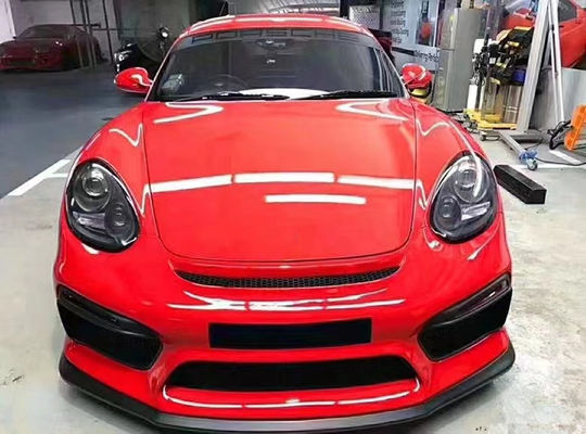 Produk Jual Seperti Hot Cakes 987Cayman Body Kit GT4 Gaya Depan dan Belakang Bumper Spoiler 2006-2012