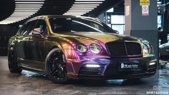 Hitam 2013 Bentley Flying Spur Body Kit Bagian Depan Dan Belakang Bumper Spoiler Exhaust Kit