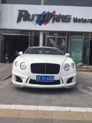 ODM Putih Bentley Continental Gt Body Kit WD Style Skirt Mobil Spoiler Body Kit