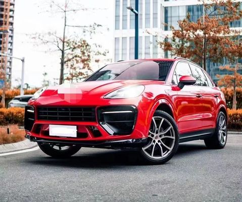 Kit Karoseri Serat Karbon Cayenne untuk Porsche Cayenne MTR Kit Karoseri Serat Karbon Kering Bumper depan dan belakang