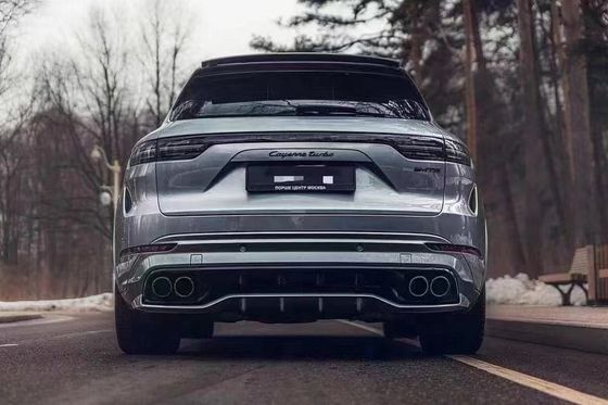 Kit Karoseri Serat Karbon Cayenne untuk Porsche Cayenne MTR Kit Karoseri Serat Karbon Kering Bumper depan dan belakang