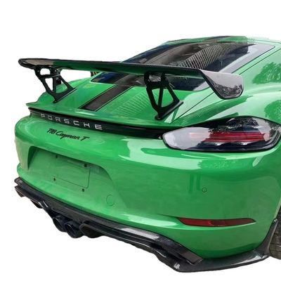 2022 Produk Baru 987Cayman 981Boxster 718 Spoiler Serat Karbon untuk Porsche 987 981 718 Carbon Fiber Spoiler Wing