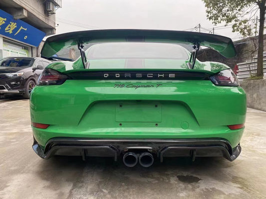 2022 Produk Baru 987Cayman 981Boxster 718 Spoiler Serat Karbon untuk Porsche 987 981 718 Carbon Fiber Spoiler Wing