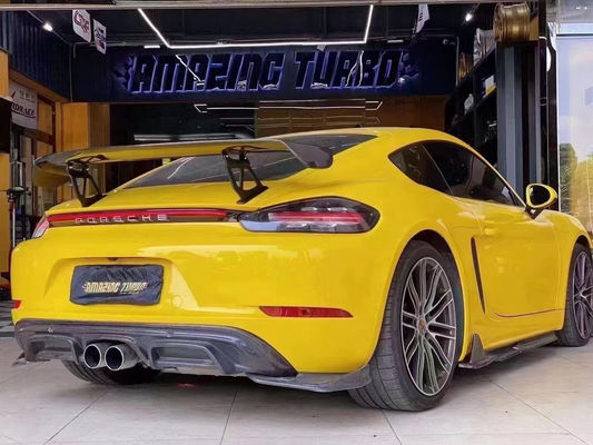 2022 Produk Baru 987Cayman 981Boxster 718 Spoiler Serat Karbon untuk Porsche 987 981 718 Carbon Fiber Spoiler Wing