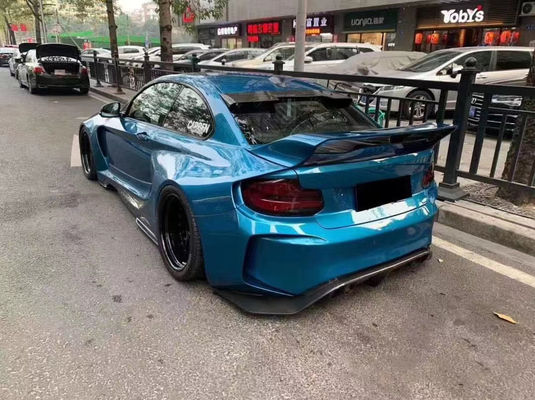 Untuk BMW F22 F87 2 Series M2 Body Kit M2 M235 Upgrade IMP Gaya Depan dan Belakang Bumper Spoiler Wide Bodyki