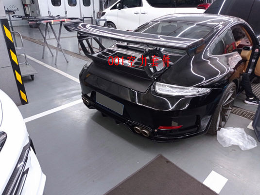 Produk Baru untuk Porsche 911 997.1 997.2 Spoiler 911 997.1 997.2 Spoiler Serat Karbon Tail Fin GT3RS Style Spoiler