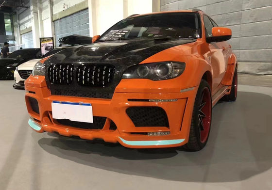 Hot Sale X6 E70 E71 Wide Body Kit Forbmw X6 Body Kit Bagian depan dan belakang Bumper Spoiler Side Skirt
