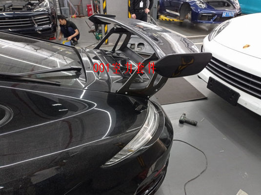 Produk Baru untuk Porsche 911 997.1 997.2 Spoiler 911 997.1 997.2 Spoiler Serat Karbon Tail Fin GT3RS Style Spoiler