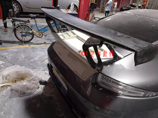 Produk Baru untuk Porsche 911 997.1 997.2 Spoiler 911 997.1 997.2 Spoiler Serat Karbon Tail Fin GT3RS Style Spoiler