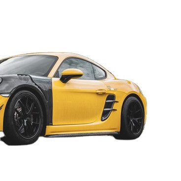 Produk baru untuk Porsche Cayman Carbon Fiber Tuyere 718 Boxster Carbon Fiber Inlet Side