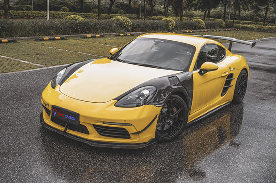 Produk baru untuk Porsche Cayman Carbon Fiber Tuyere 718 Boxster Carbon Fiber Inlet Side