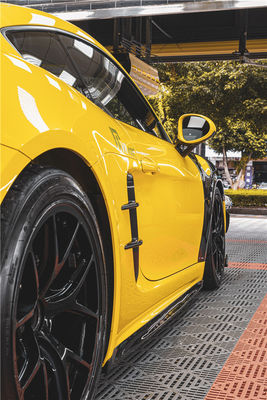 Produk baru untuk Porsche Cayman Carbon Fiber Tuyere 718 Boxster Carbon Fiber Inlet Side