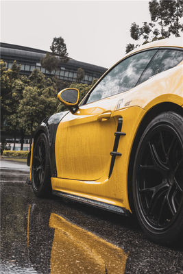 Produk baru untuk Porsche Cayman Carbon Fiber Tuyere 718 Boxster Carbon Fiber Inlet Side