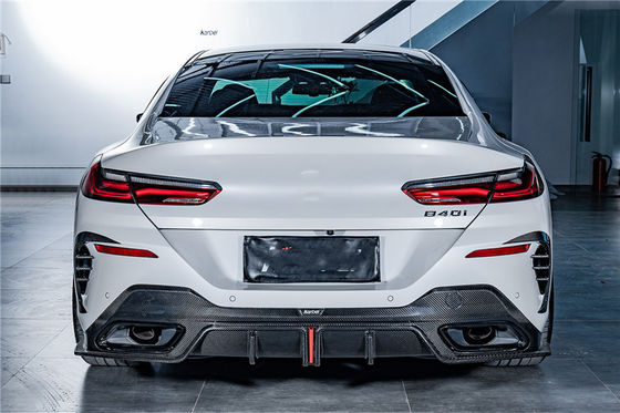 Hot Sale G14 G15 G16 840i 850i Carbon Fiber Body Kit Forbmw 8 Series Bagian Depan Sekop Bagian Belakang Diffuser Spoiler