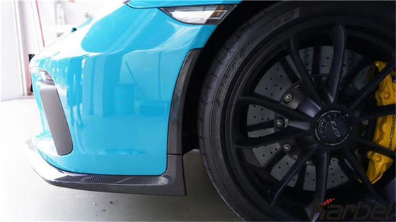 Kit Badan Serat Karbon untuk Porsche 911 991.2 GT3 911 GT3 Serat Karbon Bagian Depan Sekop Bagian Belakang Diffuser Sisi Skirt Body Kit