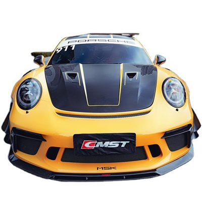 Kit Karoseri Serat Karbon untuk Porsche 911 991.2 GT3RS 911 GT3RS Kit Karoseri Serat Karbon Bagian Depan Sekop Belakang Diffuser
