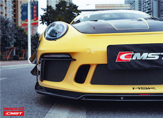 Kit Karoseri Serat Karbon untuk Porsche 911 991.2 GT3RS 911 GT3RS Kit Karoseri Serat Karbon Bagian Depan Sekop Belakang Diffuser