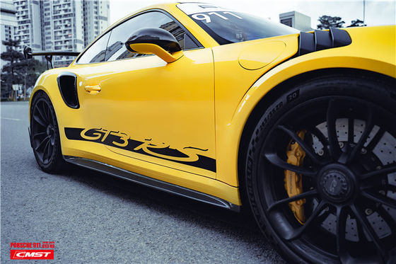 Kit Karoseri Serat Karbon untuk Porsche 911 991.2 GT3RS 911 GT3RS Kit Karoseri Serat Karbon Bagian Depan Sekop Belakang Diffuser