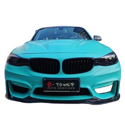 PP Bahan Plastik F34 Seri 3 GT 320 330 328i Body Kit F34 Upgrade M4 Gaya Bagian Depan dan Belakang Bumper