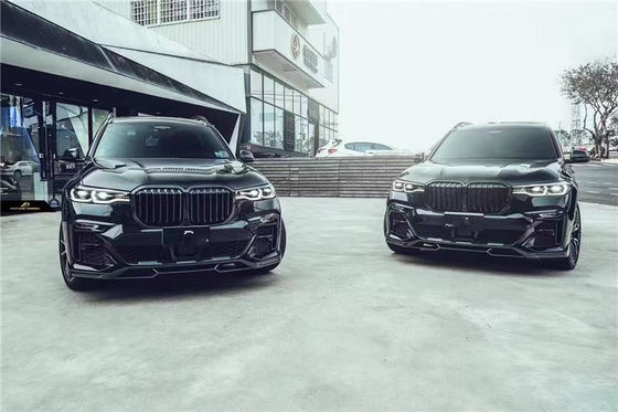 Auto Parts for BMW X7 Carbon Fiber Body Kit X7 Upgraded FD-style Carbon Fiber Front Shovel Diffuser Spoiler Top Wing Body Kit
