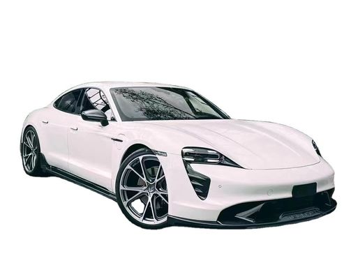 Untuk Porsche Taycan Fiber Carbon Body Kit Taycan Upgrade Tech Style Carbon Fiber Front Lip Diffuser Spoiler Side Skirt Body Kit