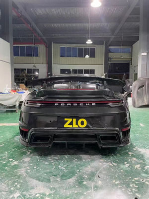 Untuk Porsche 911 992 Body Kit 911 992 Upgraded TopCar Style Bagian depan dan belakang Bumper Spoiler Body Kit