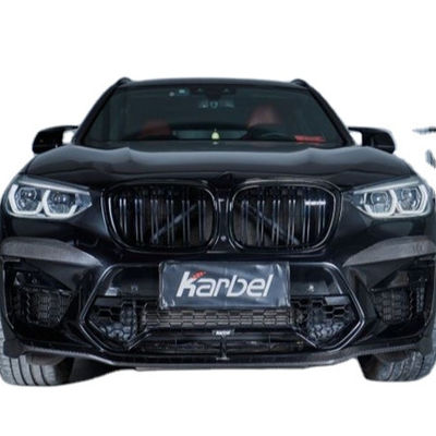 Produk Baru Kit Karoseri Serat Karbon untuk BMW X3M X4M F97 F98 X3M X4M Serat Karbon Bagian Depan Sekop Diffuser Spoiler