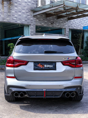 Produk Baru Kit Karoseri Serat Karbon untuk BMW X3M X4M F97 F98 X3M X4M Serat Karbon Bagian Depan Sekop Diffuser Spoiler