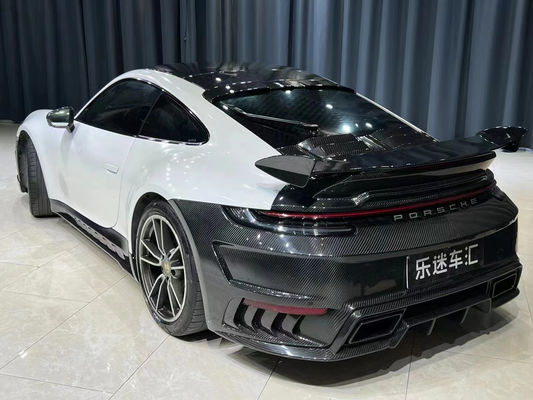 Auto Parts for Porsche 911 992 Body Kit Bahan Serat Karbon Kering 911 992 Upgraded TOPCAR Style Body Kit Spoiler