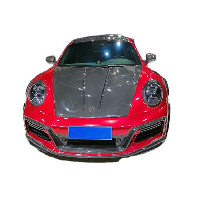 Auto Parts for Porsche 911 992 Body Kit 911 992 Turbo Upgraded Techart Style Bagian depan dan belakang bumper Cover Body Kit