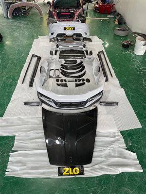Auto Parts for Porsche 911 992 Body Kit 911 992 Turbo Upgraded Techart Style Bagian depan dan belakang bumper Cover Body Kit