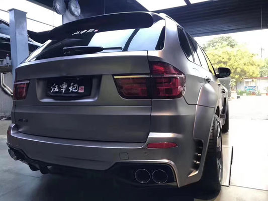 Untuk BMW E70 E71 X5 Body Kit FPR Material X5 E70 E71 Upgrade PD Style Bagian depan dan belakang Bumper Wide Bodyki