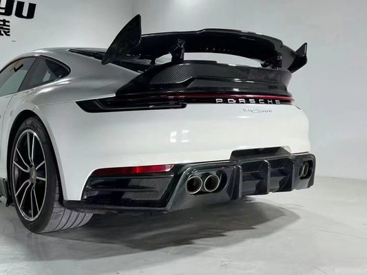 Auto Parts for Porsche 911 992 Carbon Fiber Body Kit 911 992 Upgraded Bras-style Front Shovel Diffuser Spoiler Body Kit