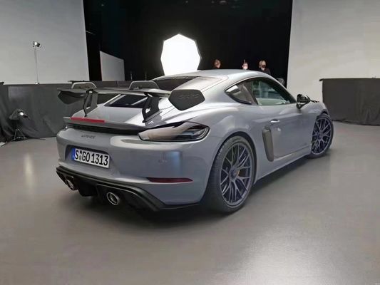 Bagian mobil untuk Porsche 718 981 987 Spoiler Serat Karbon 718 981 987 Upgrade GT4RS Style Tail Spoiler