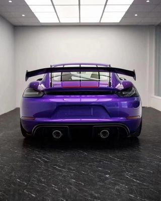 Bagian mobil untuk Porsche 718 981 987 Spoiler Serat Karbon 718 981 987 Upgrade GT4RS Style Tail Spoiler