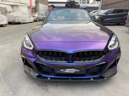 Kit bodi serat karbon untuk BMW Z4 G29 Z4 G29 Upgraded TRD Style Front Shovel Diffuser Spoiler Body Kit