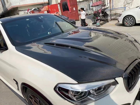 Untuk BMW X3M X4M F97 F98 Carbon Fiber Machine Cover Bahan Serat Karbon Kering X3M X4M Carbon Fiber Motor Hood Cover