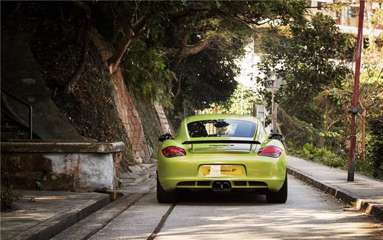 Auto Parts for Porsche 987 Carbon Fiber Spoiler 987 Upgraded Cayman R Style Tail Spoiler 987 Body Kit