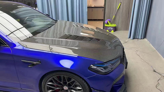 Untuk BMW Seri 5 G30 G38 F90 Carbon Fiber Machine Cover G30 G38 F90 Dry Carbon Fiber Engine Hatch Cover