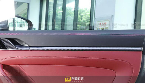 Bagian Otomotif untuk Porsche 911 992 Interior Serat Karbon 911 992 Panel Pusat Serat Karbon Pintu Papan Interior