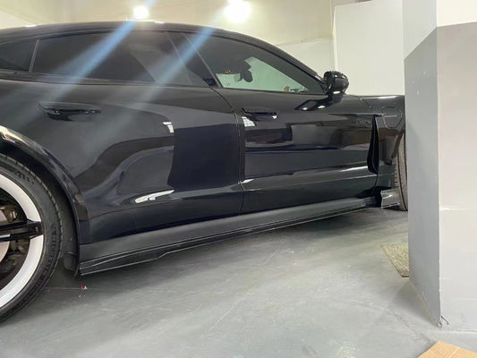 Auto Parts for Porsche Taycan Carbon Fiber Body Kit TAYCAN Upgrade REVOZPORT Gaya Bagian Depan Sekop Diffuser Spoiler Body Kit