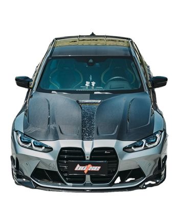 Bagian mobil untuk BMW G80 G82 M3 M4 Tutup Serat Karbon G80 G82 M3 M4 Hood Serat Karbon