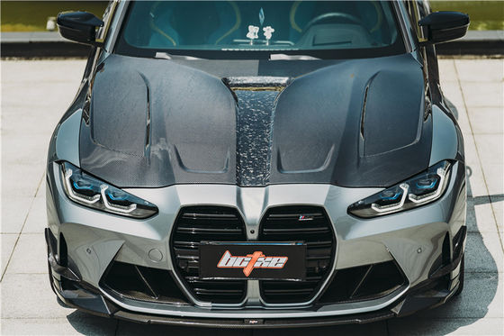 Bagian mobil untuk BMW G80 G82 M3 M4 Tutup Serat Karbon G80 G82 M3 M4 Hood Serat Karbon