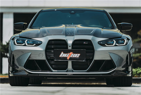 Bagian mobil untuk BMW G80 G82 M3 M4 Tutup Serat Karbon G80 G82 M3 M4 Hood Serat Karbon