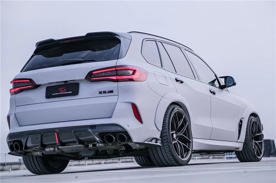 Auto Parts Carbon Fiber Body Kit untuk BMW X5M X5M Carbon Fiber Hood X5M Bagian Depan Sekop Diffuser Spoiler X5M Wide Body Kit